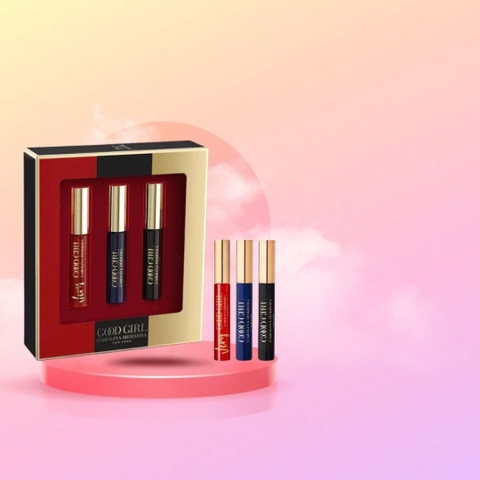 Set 3 chai nước hoa Carolina Herrera Good Girl 10mlx3 chai - set 3 chai nước hoa Carolina New York