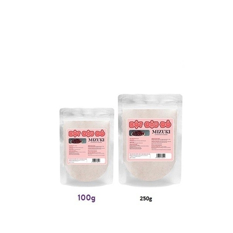 Bột Đậu Đỏ Nguyên Chất Mizuki Tẩy Tế Bào Chết, Dưỡng Trắng Da 100g- 250g