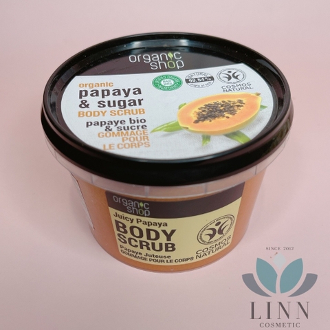 [Xả lỗ date xa] Tẩy Da Chết Toàn Thân Body Organic Shop Body Scrub 250ml