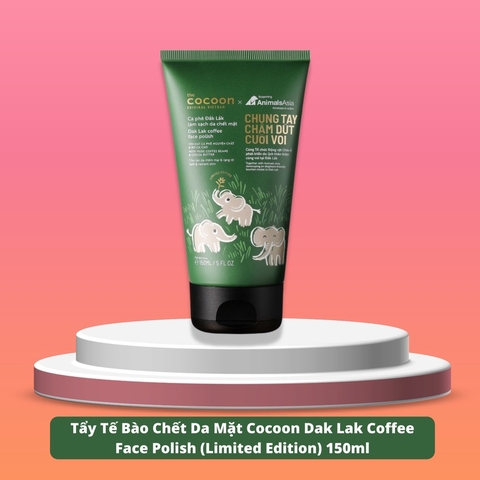 Tẩy Tế Bào Chết Da Mặt Cocoon Dak Lak Coffee Face Polish (Limited Edition) 150ml