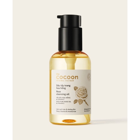Bộ sản phẩm Cocoon làm sạch, cấp ẩm & phục hồi chuyên sâu từ hoa hồng