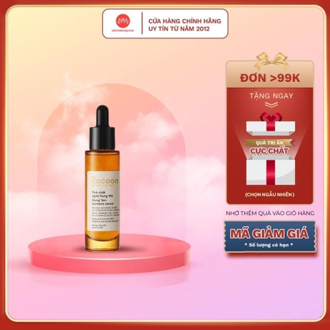 Tinh chất Nghệ Cocoon C10 Hưng Yên Serum TheCocoon Turmeric 10% Vitamin C 30ml - mua 1 tặng 1 chính hãng