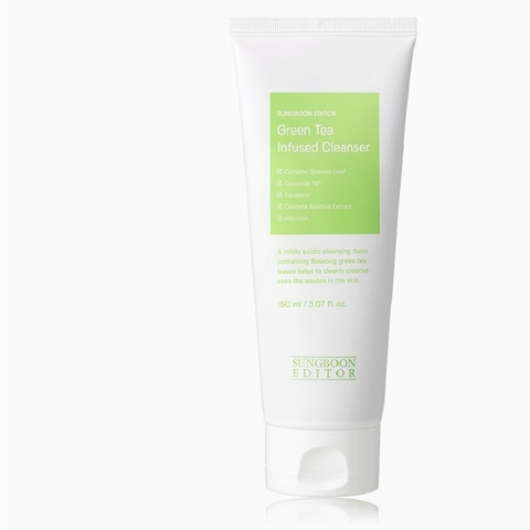 Sữa Rửa Mặt Trà Xanh Sungboon GREEN TEA INFUSED CLEANSER 150ML