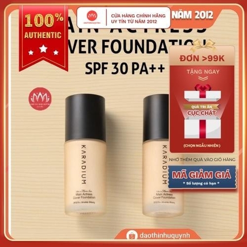 Kem Nền Karadium Like A Movie Star Cover Foundation 30ml