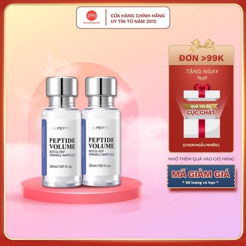 Tinh Chất Làm Mờ Nếp Nhăn Dr.Pepti Peptide Volume Botul-Pep Wrinkle Ampoule 30ml