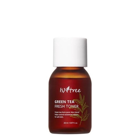 [Mẫu mới] Nước hoa hồng Toner Trà Xanh ISNTREE Green Tea Fresh Toner Thanh Lọc Da - Chống Lão Hóa 200ml - 20ml