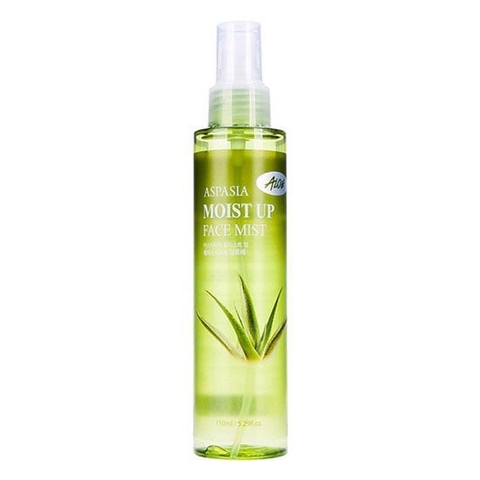 Xịt Khoáng Aspasia Moist Up Face Mist Aloe 150ml