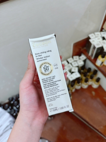 (Không vỏ) Kem Chống Nắng Cocoon Bí Đao Quang Phổ Rộng 50ml