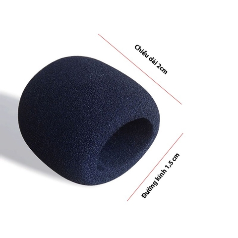Bông lọc tạp âm mút xốp cho micro