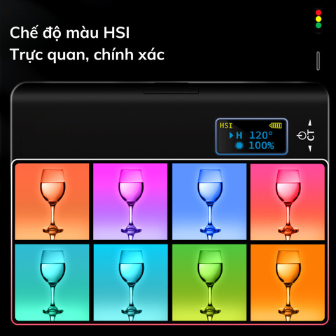 Đèn Vlog video light Ulanzi Vijim VL120 RGB