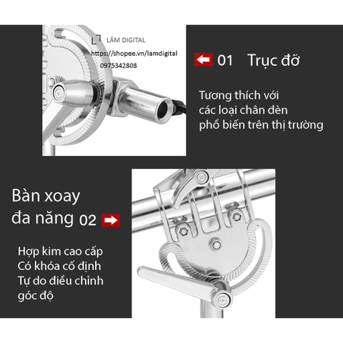 Tay treo đèn MF01