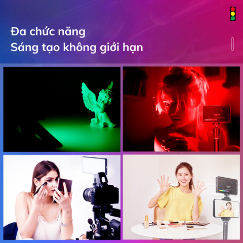 Đèn Vlog video light Ulanzi Vijim VL120 RGB