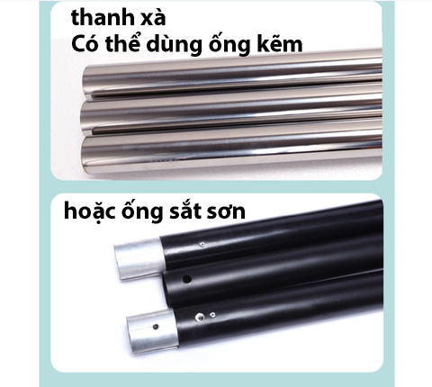 Trục kéo xích 3 phông nền cho studio gắn tường hoặc trần