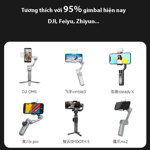 Đèn led tích hợp nam châm cho gimbal GBL-01