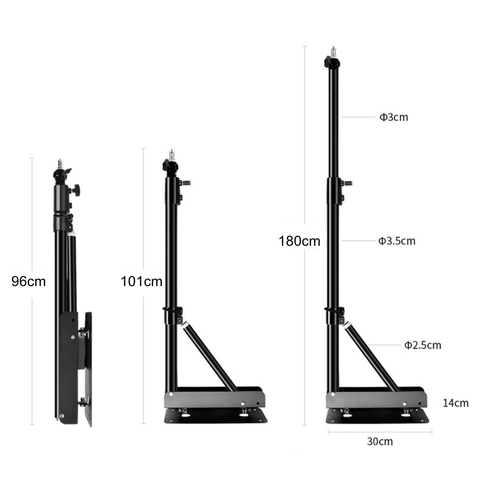 Tay treo đèn gắn tường bằng thép chịu tải 5-10kg (Loại tốt)
