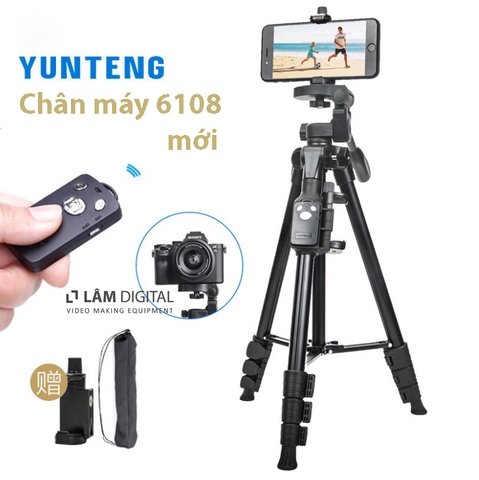 Tripod điện thoại Yunteng 6108 chính hãng