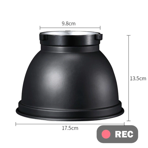 Chóa đèn nhôm REC ngàm Bowen chất lượng cao