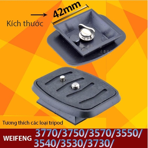 Plate tripod Weifeng 3520