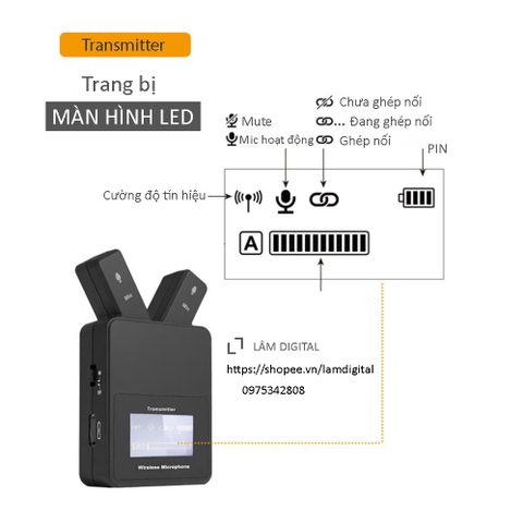 Micro không dây tai thỏ CW108/ LW109