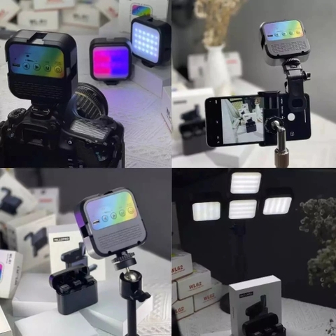 Đèn led WL-R1 RGB trợ sáng makeup, quay video chụp ảnh