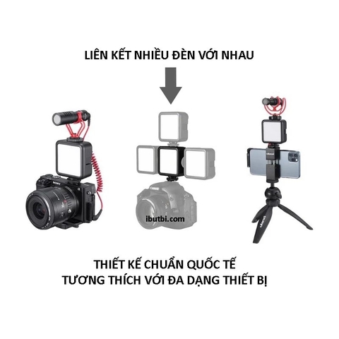 Đèn led WL-62 trợ sáng makeup, quay video chụp ảnh