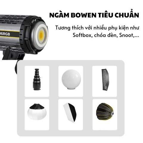 Đèn Studio BK0306-RGB chụp ảnh công suất 150W
