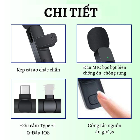 Micro không dây nhỏ gọn EP035