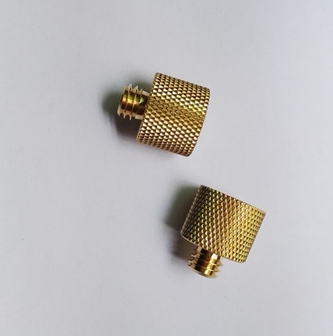 Ốc chuyển đổi 1/4 và 3/8 inch đồng nguyên chất