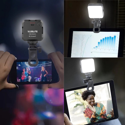 Kẹp gắn đèn lên điện thoại, máy tính, máy tính bảng tiện lợi