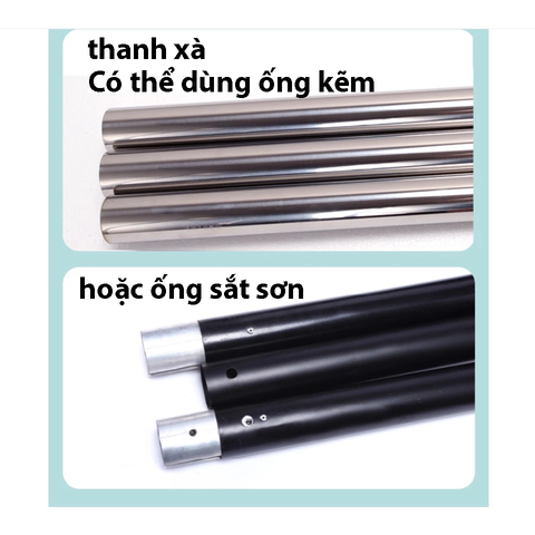 Trục kéo xích 2 phông nền cho studio không bao gồm thanh xà