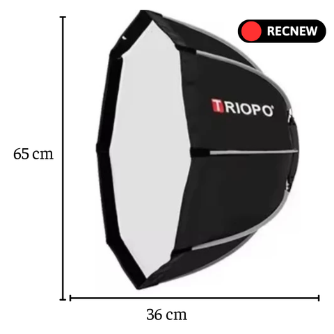 Softbox bát giác Triopo K2 thao tác nhanh (55/65/90 cm)
