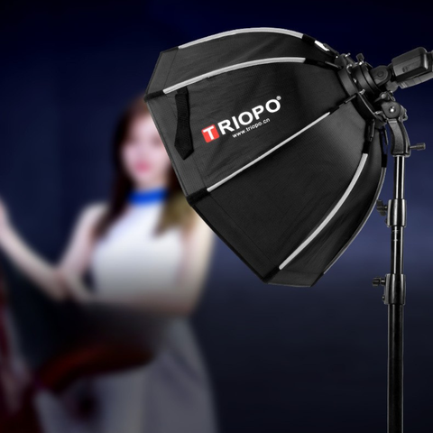 Softbox bát giác Triopo K2 thao tác nhanh (55/65/90 cm)