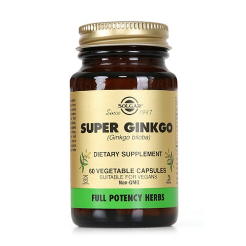 Viên Uống Bổ Não Chiết Xuất Lá Bạch Quả Solgar Super Ginkgo