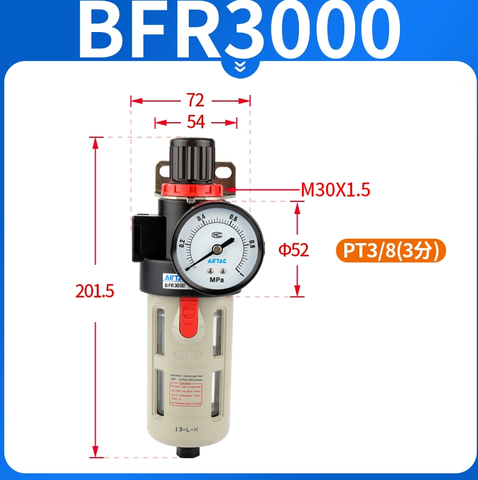 Bộ lọc khí đơn BFR3000