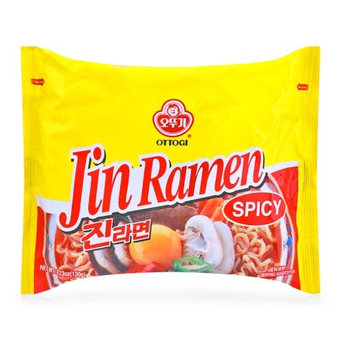 Soupe épicée de nouilles Jin Ramen OTTOGI 120g