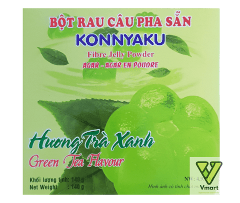 Agar Agar en Poudre saveur Thé vert 140gr