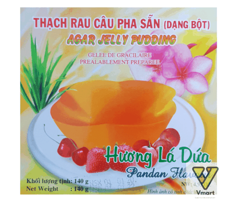 Agar Agar en poudre saveur Pandan 140gr