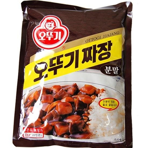 Jiajang en poudre sauce aux haricots noirs OTTOGI 100g Corée / Bột Tương Đen Jjajang Ottogi 100g