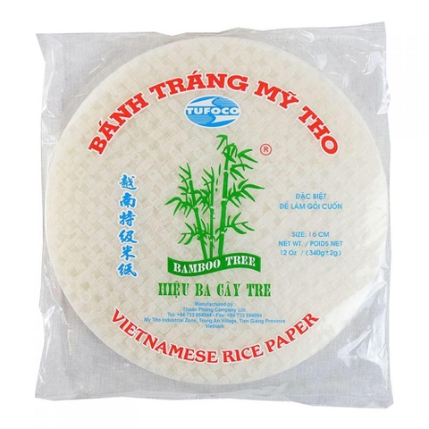 Feuilles de riz (nem) BAMBOO TREE 350g / Bánh Tráng Mỹ Tho Hiệu Ba Cây Tre gói 350g
