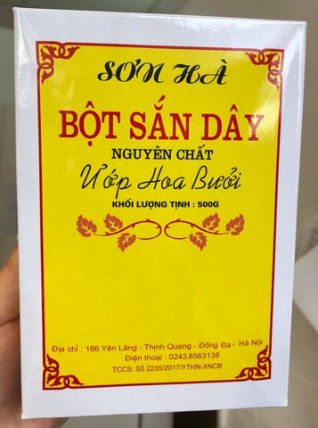 Farine de manioc spécial saveur fleur de pamplemousse 500g / Bột Sắn Dây Nguyên Chất Ướp Hoa Bưởi 500gr