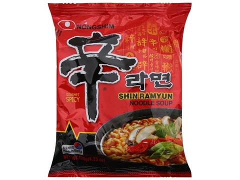 Nouilles Shin Ramyun 120g /Mì Cay Nongshim Shin Ramyun Gói 120g