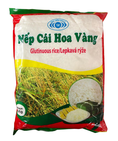 Riz gluant Hoa Vang 1kg / Gạo Nếp Cái Hoa Vàng 1kg