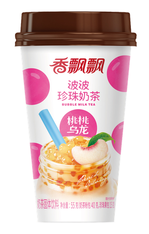 Boisson Bubble Tea - thé au lait Xiang Piao saveur pêche / Trà Sữa Xiang Piao Vị Đào