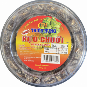 Friandises aux bananes traditionnels Thien Hung 350gr/ Kẹo Chuối Thiên Hưng 350gr