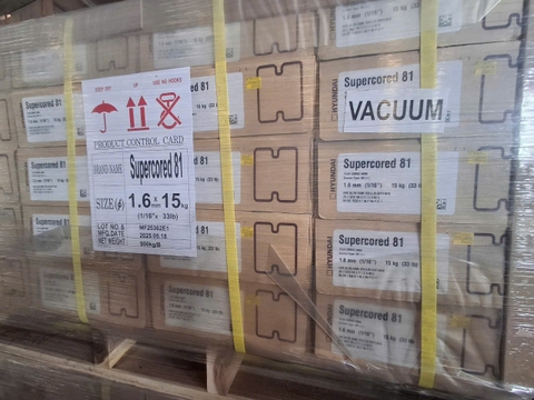 Dây hàn chịu lực Supercored 81 Hyundai