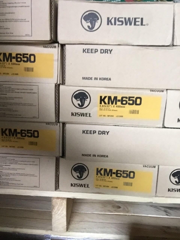 Que hàn chống mài mòn KM650 Kiswel