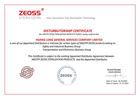 Hoàng Long - Nhà Phân Phối Độc Quyền Thiết Bị Y Tế của Med Medical Ltd. Sti. tại Việt Nam