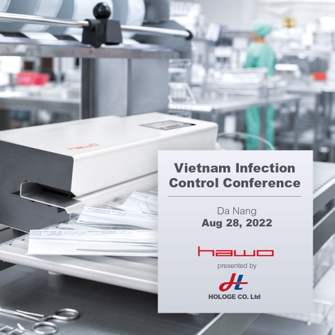 HỘI NGHỊ KIỂM SOÁT NHIỄM KHUẨN VIỆT NAM HOÀNG LONG GIỚI THIỆU MÁY ĐÓNG TÚI THẾ HỆ MỚI 4.0 HAWO/ Đức