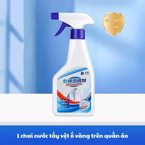 Nước tẩy vệt ố vàng trên quần áo