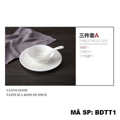 Bộ bát đĩa nhà hàng BDTT